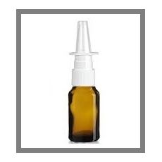 Staklena amber flasica 10ml sa nazalnom pumpicom