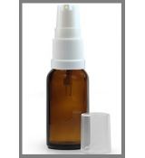 Staklena amber bocica 10ml sa serum pumpicom