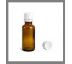 Staklena amber flasica 20ml sa zatvaracem