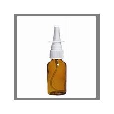 Staklena amber flasica 20ml sa nazalnom pumpicom