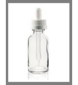 PET plasticna flasica 20ml sa staklenom pipetom