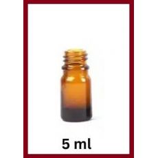 Staklena amber flasica 5ml