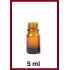 Staklena amber flasica 5ml