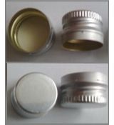 Aluminijumski sivi zatvarac  za bocice precnika 18 mm MPM